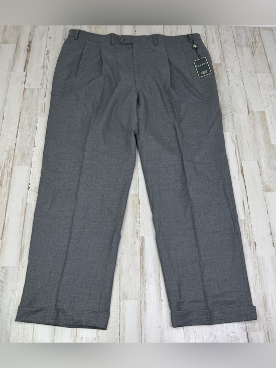 Lauren Ralph Lauren Other - Lauren Ralph Lauren Gray 100% Wool Pleated Cuffed Dress Pants 42x30 NWT Read